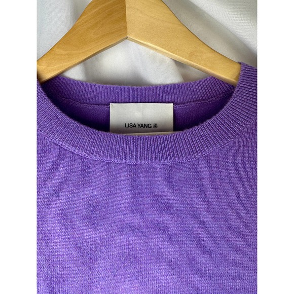 Lisa Yang Dea Sweater and Vivi Pant Set Lavender Purple Cashmere Size 1 NWT $975 - Picture 6 of 16